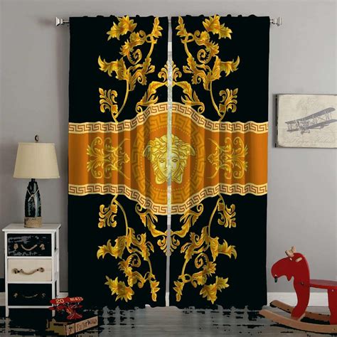 casa versace milano|versace curtains for living room.